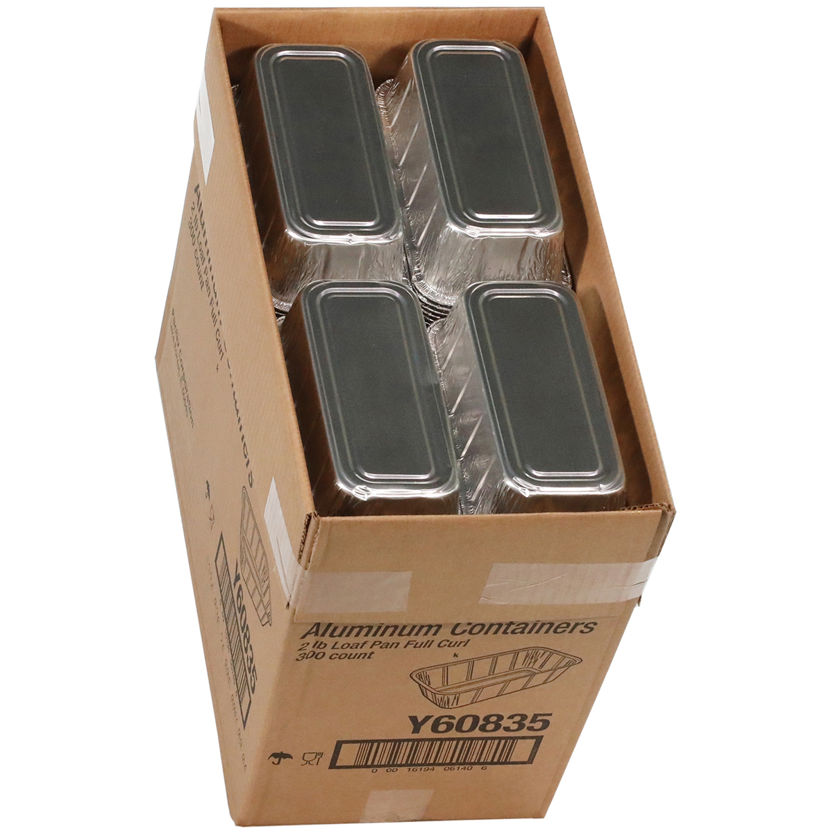 Aluminum 2Lb Loaf Pan Full Curl | Pactiv Evergreen