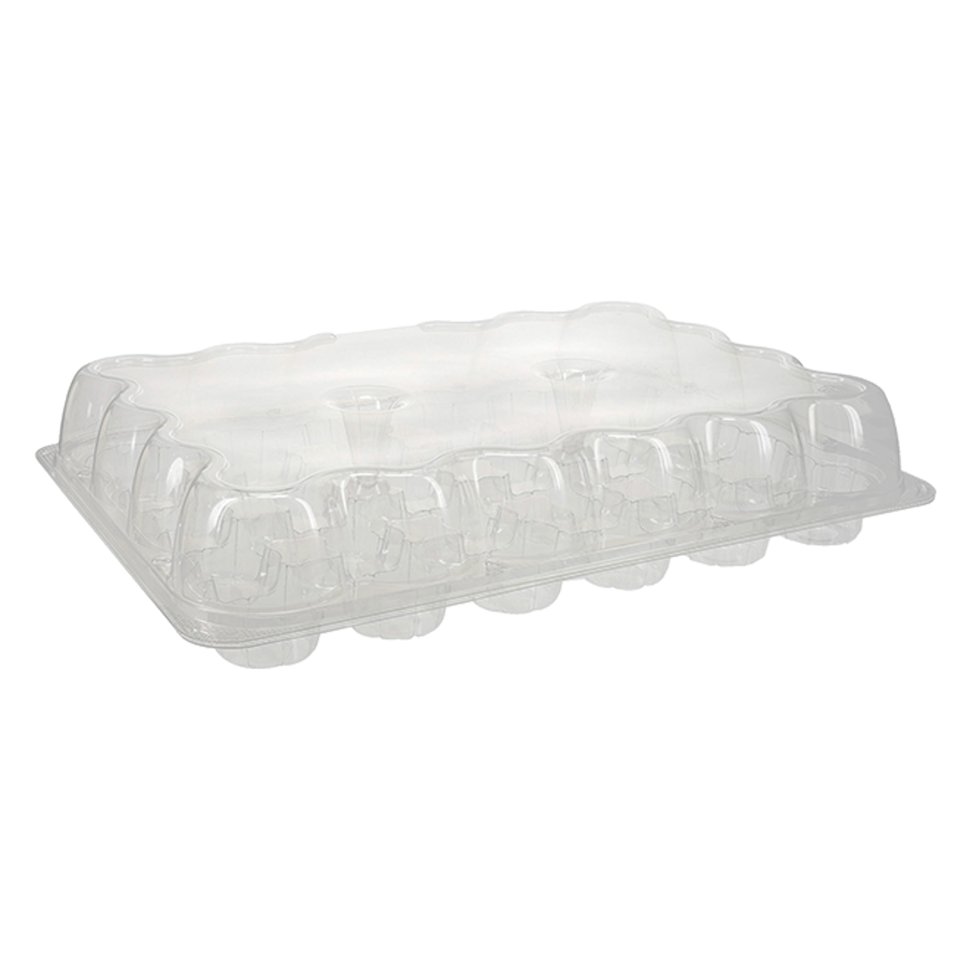 24 ct 2 Piece Cupcake Container, Combo, Clear, 50 ct. | Pactiv
