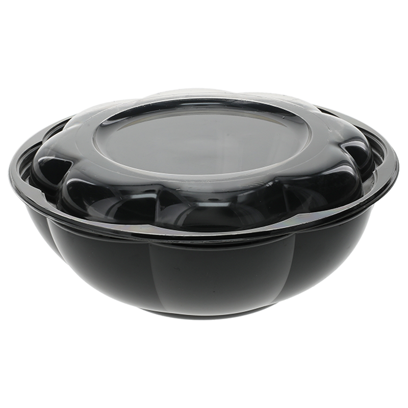 80 oz. Round Swirl Bowl Lid Combo Pactiv Evergreen