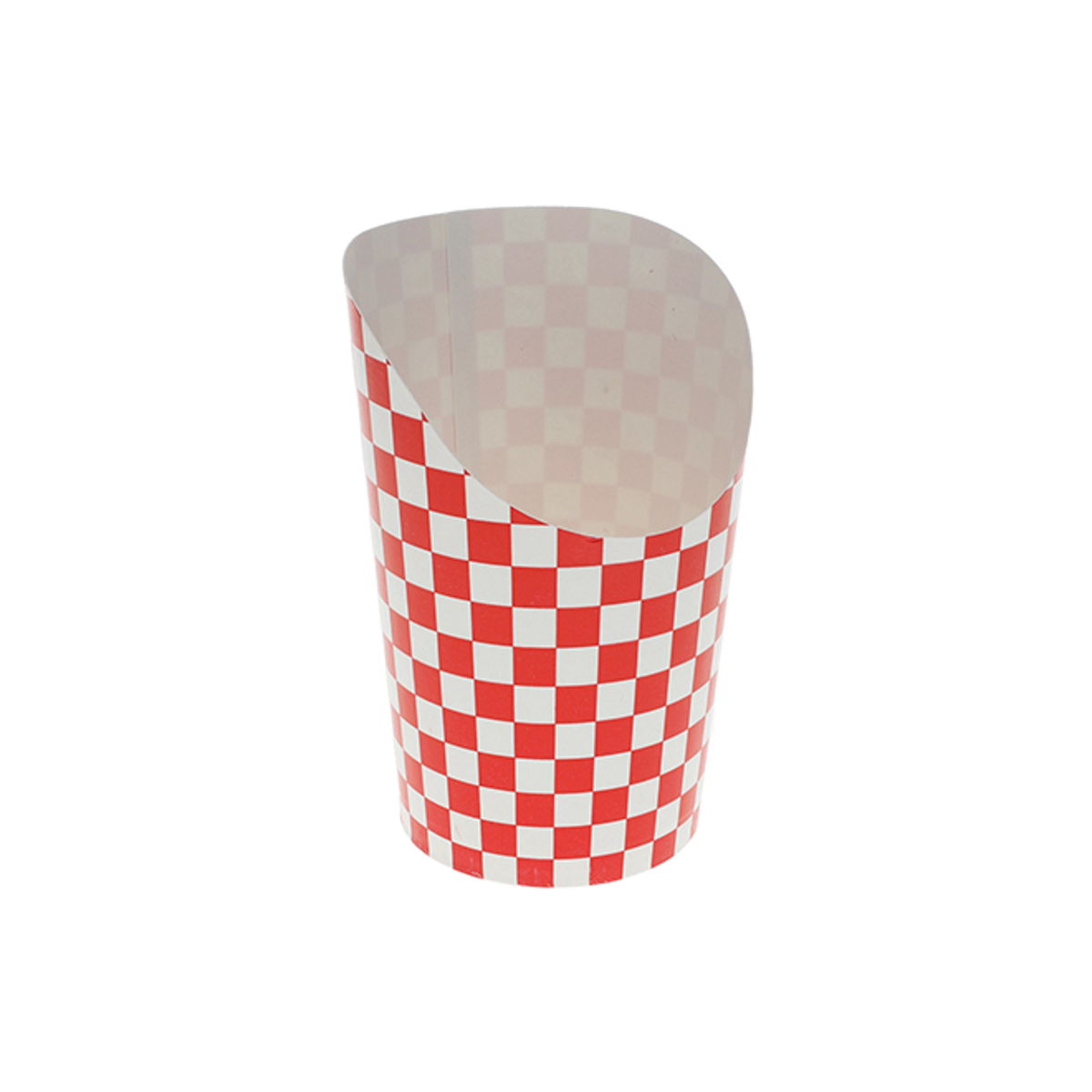 5 oz. Paperboard Fry Scoop Checkered Print