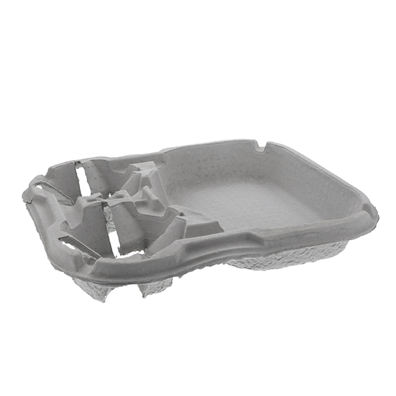 2 Cup Fiber Blend Beverage Cup Carrier 8-46 oz. | Pactiv Evergreen