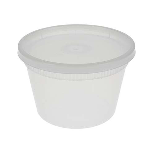 Yocup Company: YOCUP 8 oz Clear Lightweight Round Deli Container