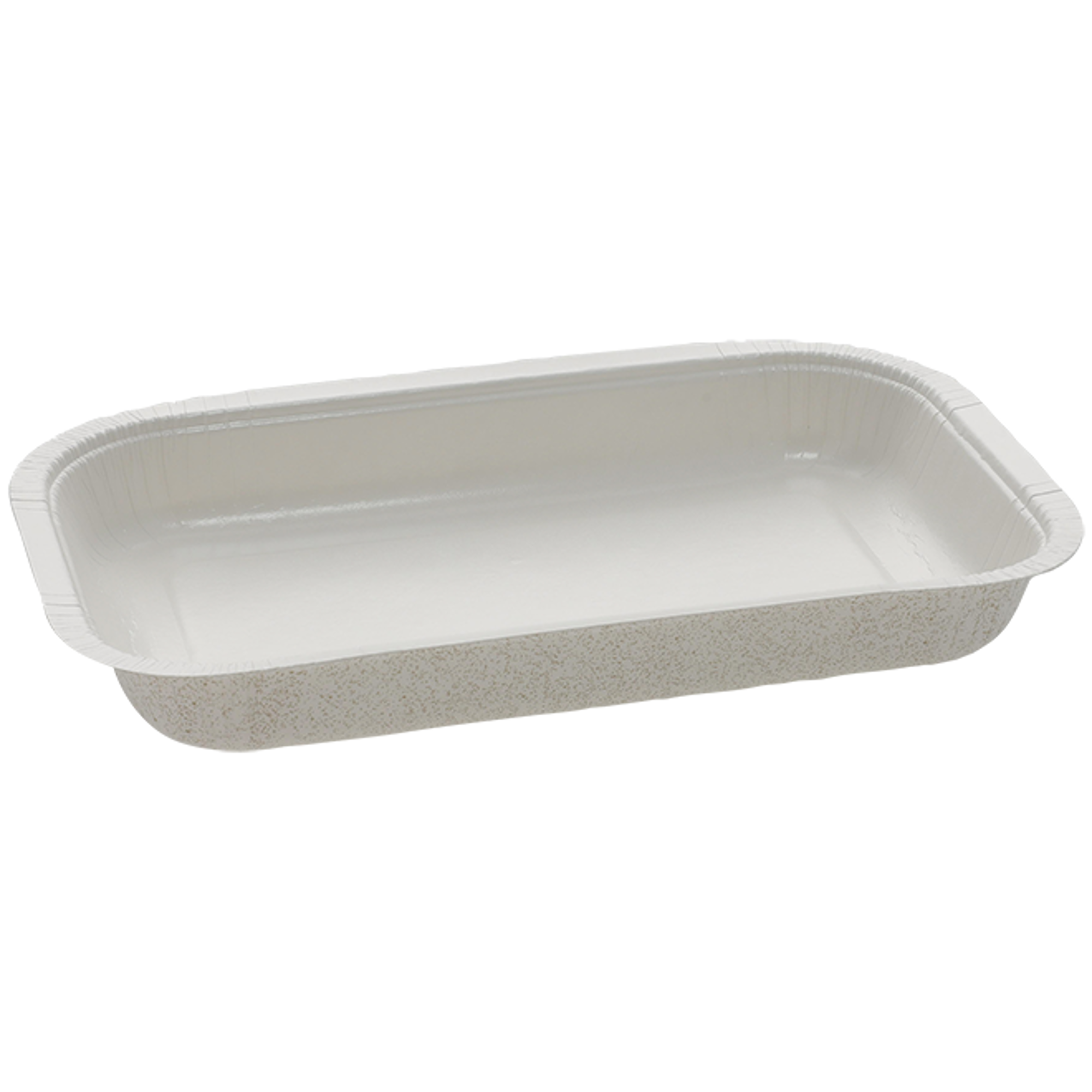 15.4 oz. PFAS-Free Pressware Classic Stoneware Dual-Ovenable Paperboard  Tray | Pactiv Evergreen