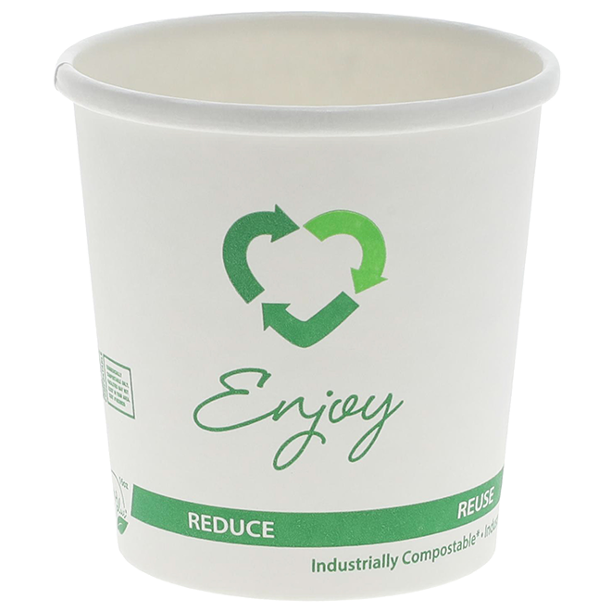 Sysco Earth Plus 16 oz. Compostable Paperboard Soup Cup