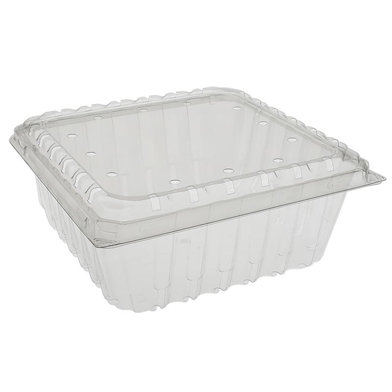 32 oz. Blueberry PET Modular Clamshell Pactiv Evergreen