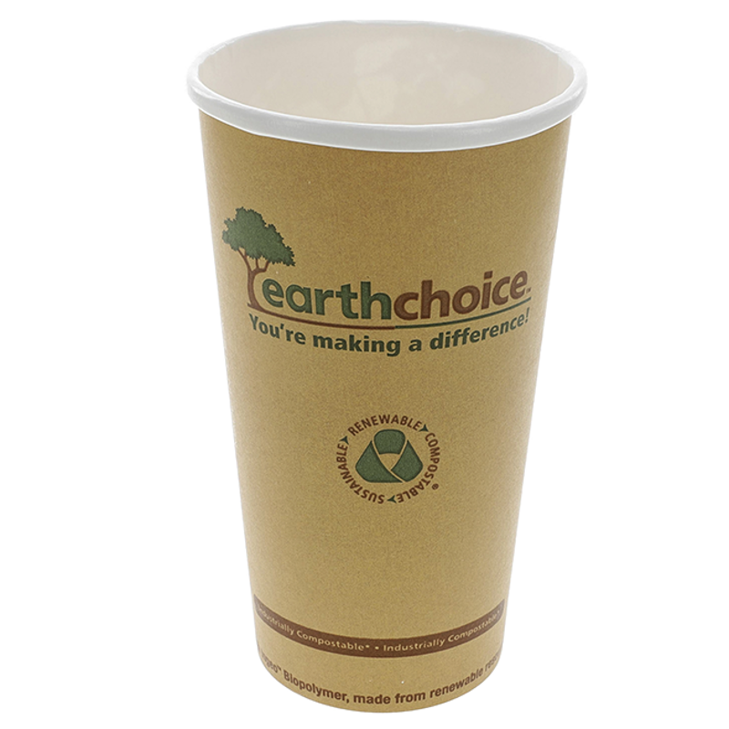 20 oz. Compostable Paper Cup | Pactiv Evergreen