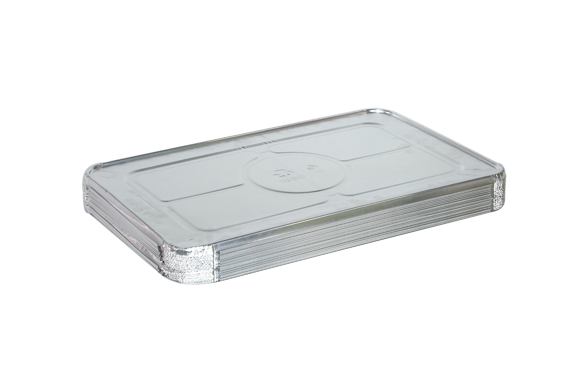Foil Lux Aluminum Steam Table Pan Lid - Fits 1/2 Size - 25 count box