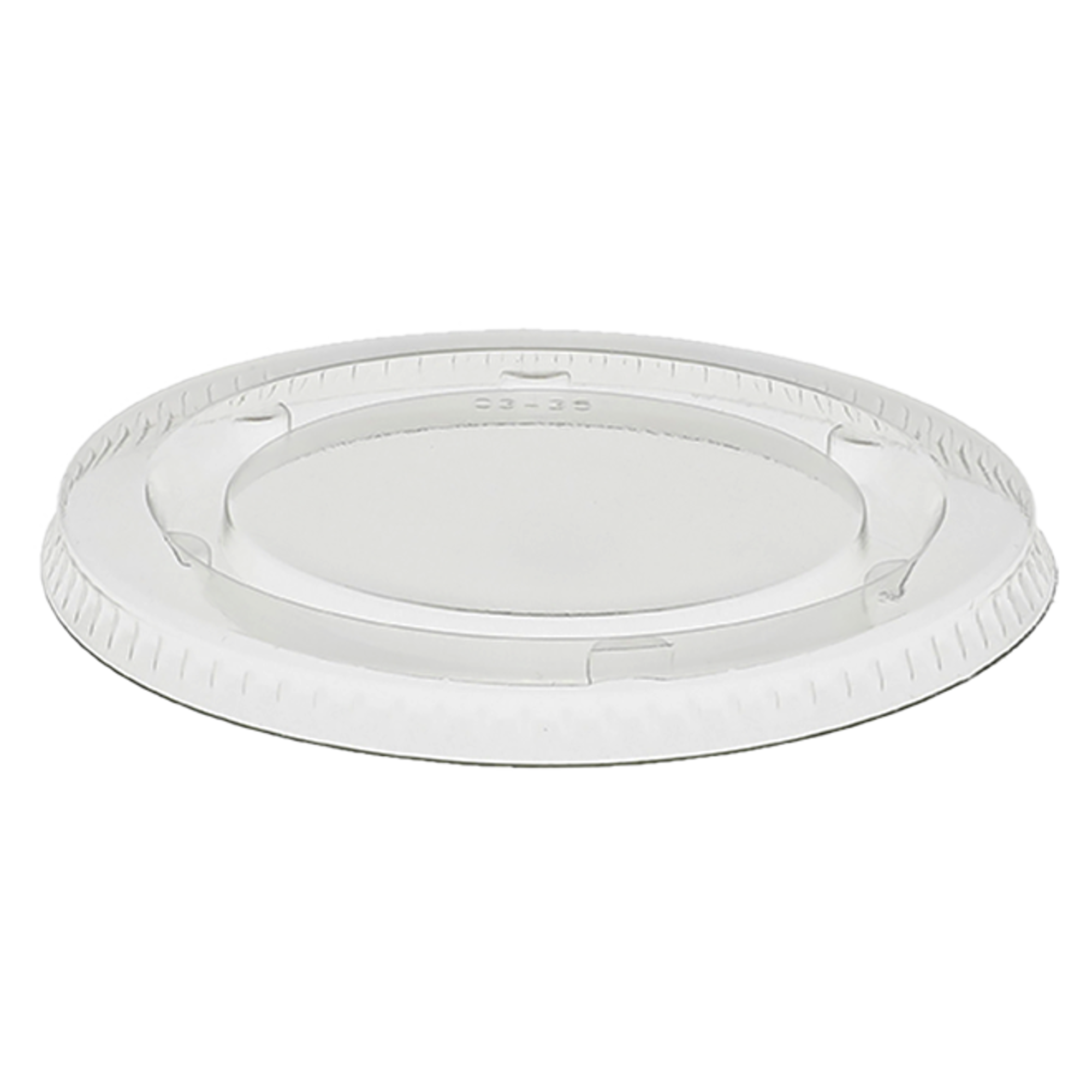 Pactiv Evergreen Dip Cup Platter, 4-Compartment, 64 oz, 10 Diameter,  Clear, Plastic, 100/Carton