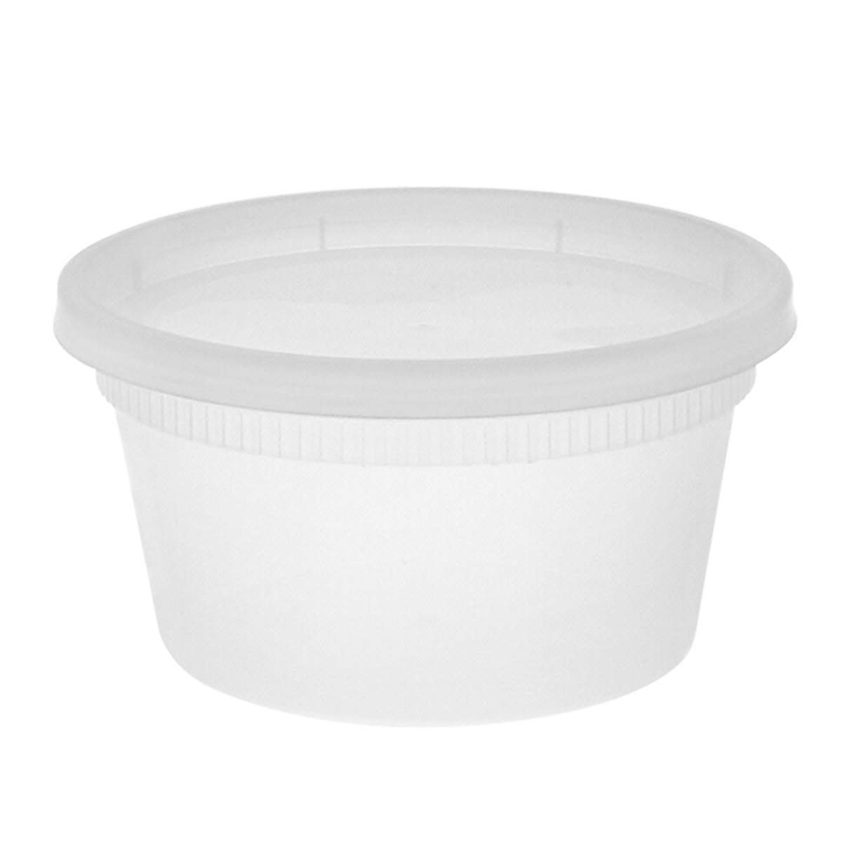 DELItainer® 12 oz. Round Takeout Container and Lid Combo