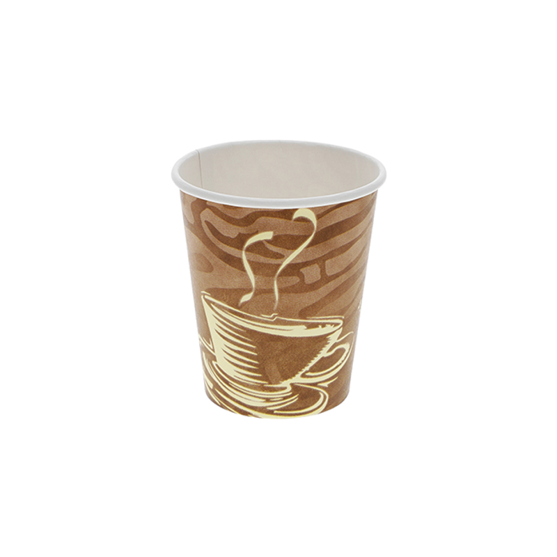 8 oz. Paper Hot Cup, Swirl Print | Pactiv Evergreen