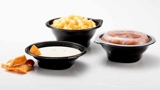 small round dressing containers