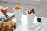 french fry containers with french fries inside