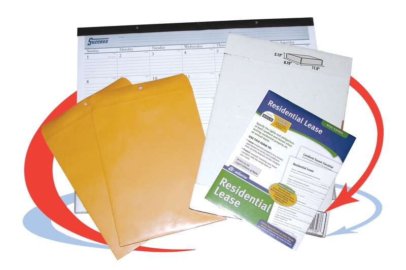 Calendar and Mailers wrapped with reynolon film